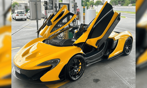 McLaren P1 chassi #284 Vulcano Yellow em Curitiba