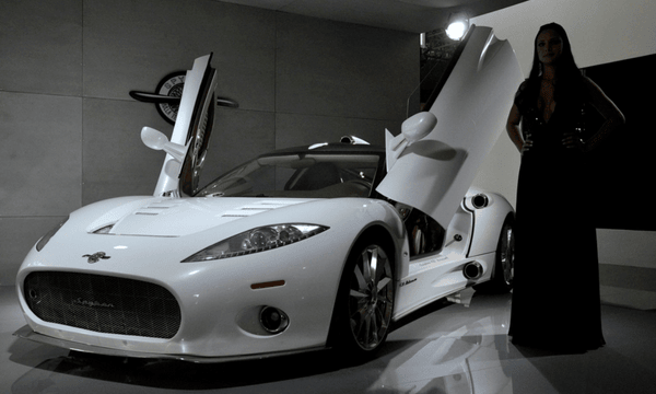 Spyker C8 Aileron no Brasil, no Salão do Automóvel de 2010