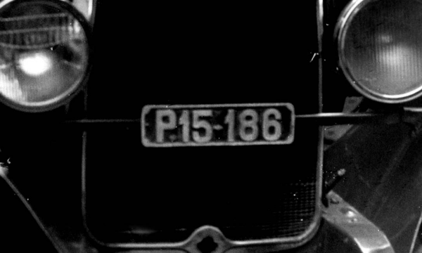 Placa Automotiva de 1915 a 1941