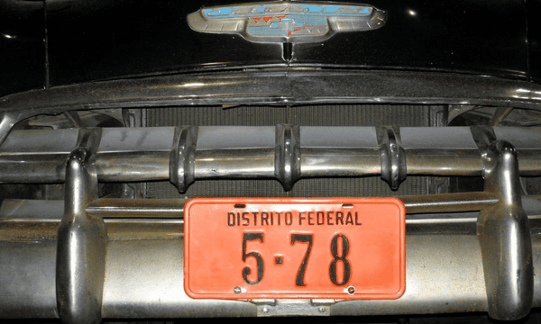 Placa Automotiva de 1941 a 1970